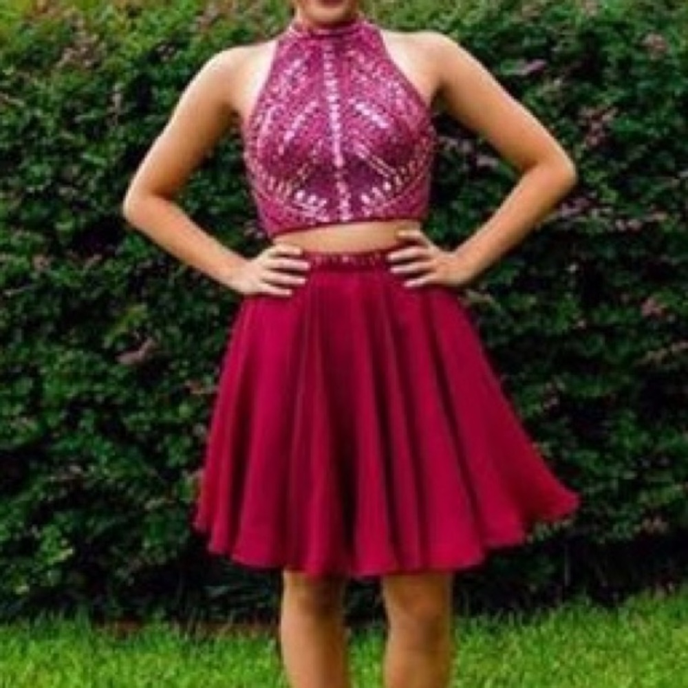 Stunning homecoming semi formal dress